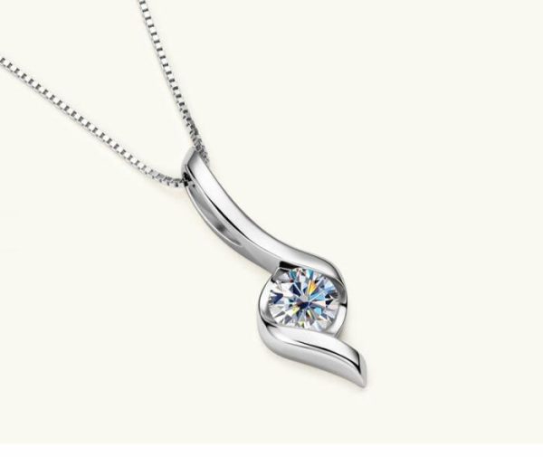 New Internet Celebrity Ins Diamond Necklace Light Luxury High-grade 925 Sterling Silver | Necklace & Penddants Jewelry Necklace & Penddants