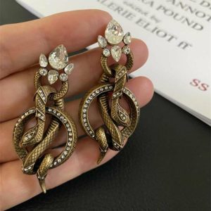 Retro Earrings Exaggerate The Temperament Of Court Snake Print | Earrings Earrings Earrings