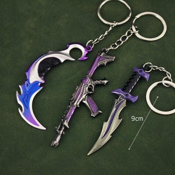 Shadow Secret Sect Weapon Plunder Knife Metal Toy Keychain 9cm | Keychains Jewelry Keychains