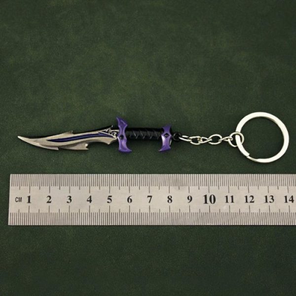 Shadow Secret Sect Weapon Plunder Knife Metal Toy Keychain 9cm | Keychains Jewelry Keychains