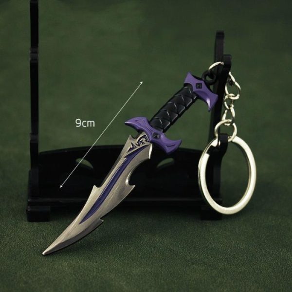 Shadow Secret Sect Weapon Plunder Knife Metal Toy Keychain 9cm | Keychains Jewelry Keychains