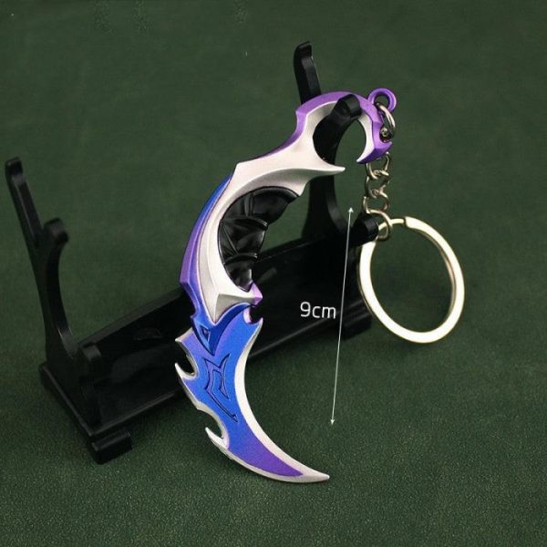 Shadow Secret Sect Weapon Plunder Knife Metal Toy Keychain 9cm | Keychains Jewelry Keychains