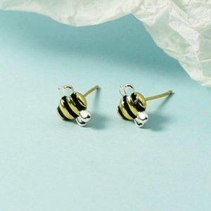 Special-interest Design Super Cute Little Bee Earrings | Body Jewelry Body Jewelry Body Jewelry