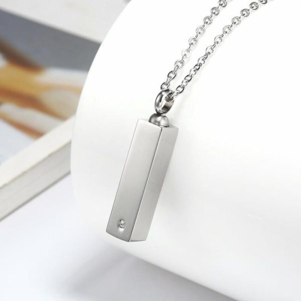 Square Pendant Silver Black Stainless Steel Metal Necklace | Fashion Jewelry Sets Fashion Jewelry Sets Fashion Jewelry Sets