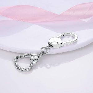 Sterling Silver Keychain Pouch Charm | Keychains Jewelry Keychains