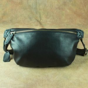 Summer Leather Retro Crazy Horse Leather Chest Bag | Waist Bag’s Bags Waist Bag's