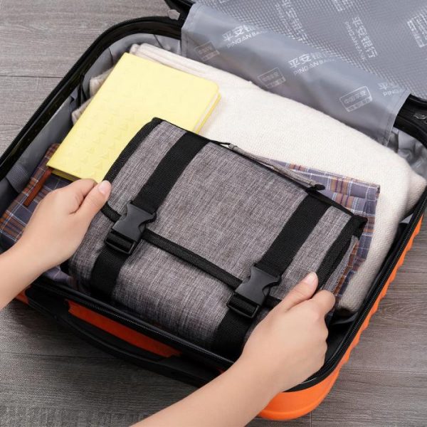 Travel Portable With Hook Folding Large Capacity Cosmetic Bag | Luggage & Travel Bag’s Bags Luggage & Travel Bag's