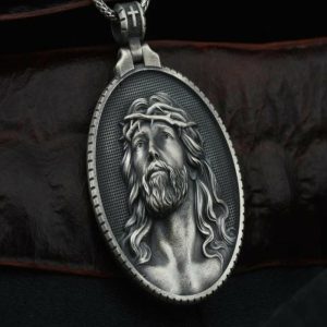 Vintage Pendant Men’s Character Savior Head Necklace | Fashion Jewelry Sets Fashion Jewelry Sets Fashion Jewelry Sets