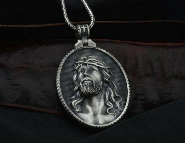 Vintage Pendant Men’s Character Savior Head Necklace | Fashion Jewelry Sets Fashion Jewelry Sets Fashion Jewelry Sets