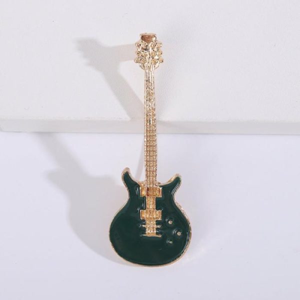 Women’s Fashion Alloy Oil Drip Guitar Corsage | Brooches Brooches Brooches