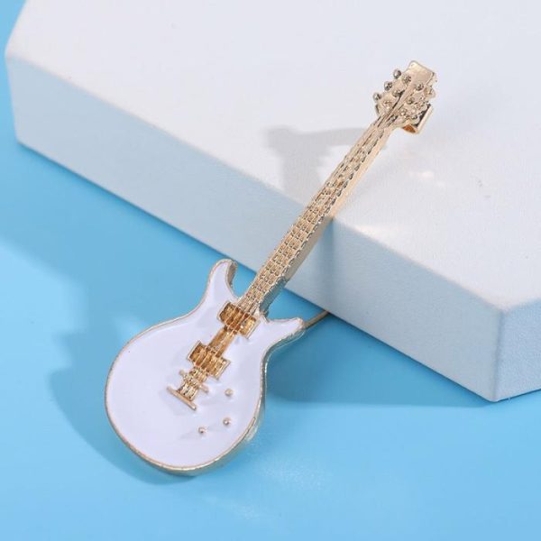 Women’s Fashion Alloy Oil Drip Guitar Corsage | Brooches Brooches Brooches