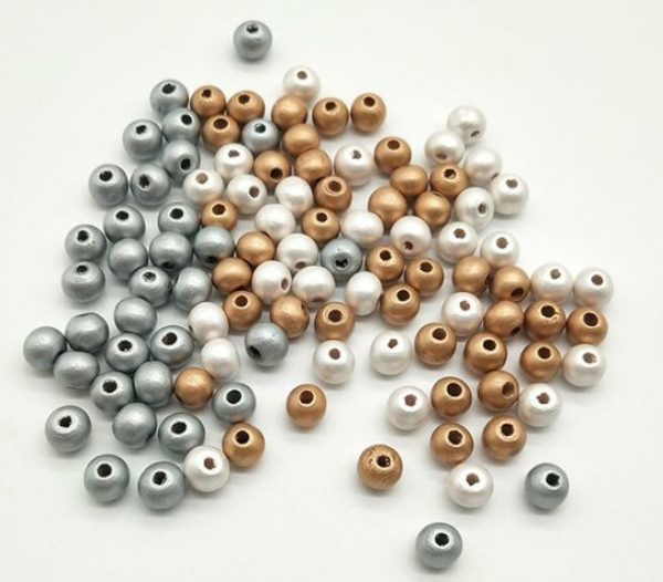 Wood Beads Round Loose Spacer For Jewelry Making DIY | Fashion Jewelry Sets Fashion Jewelry Sets Fashion Jewelry Sets