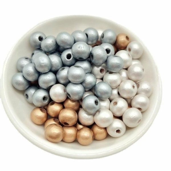 Wood Beads Round Loose Spacer For Jewelry Making DIY | Fashion Jewelry Sets Fashion Jewelry Sets Fashion Jewelry Sets