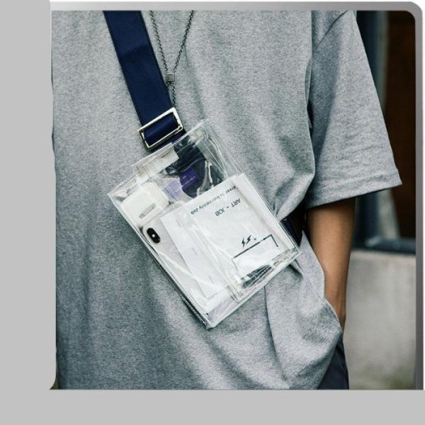 Transparent bag printed shoulder strap | Waist Bag’s Bags Waist Bag's