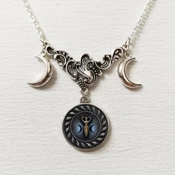 Triple Moon Silver Necklace | Necklace & Penddants Jewelry Necklace & Penddants