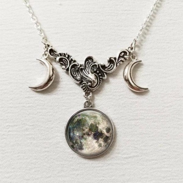 Triple Moon Silver Necklace | Necklace & Penddants Jewelry Necklace & Penddants