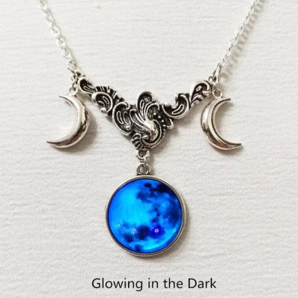 Triple Moon Silver Necklace | Necklace & Penddants Jewelry Necklace & Penddants