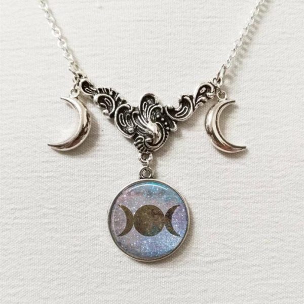 Triple Moon Silver Necklace | Necklace & Penddants Jewelry Necklace & Penddants