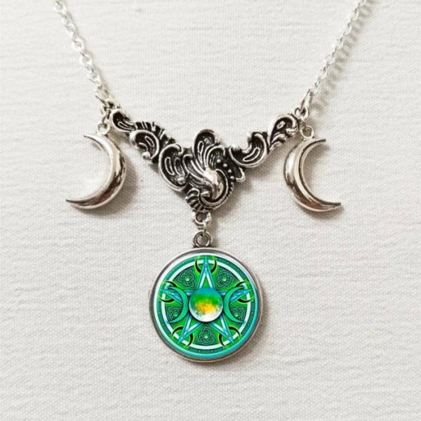 Triple Moon Silver Necklace | Necklace & Penddants Jewelry Necklace & Penddants