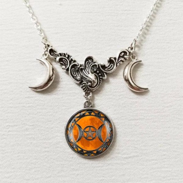 Triple Moon Silver Necklace | Necklace & Penddants Jewelry Necklace & Penddants