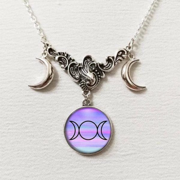 Triple Moon Silver Necklace | Necklace & Penddants Jewelry Necklace & Penddants