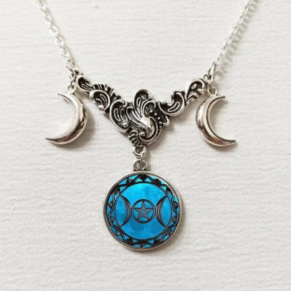 Triple Moon Silver Necklace | Necklace & Penddants Jewelry Necklace & Penddants