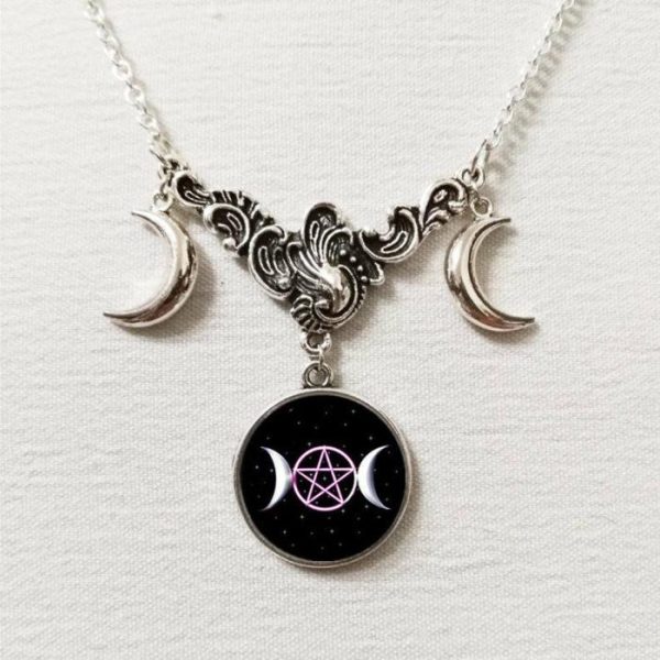 Triple Moon Silver Necklace | Necklace & Penddants Jewelry Necklace & Penddants