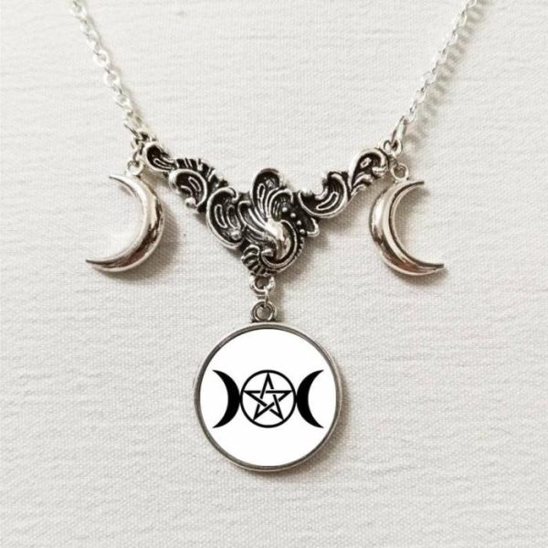 Triple Moon Silver Necklace | Necklace & Penddants Jewelry Necklace & Penddants