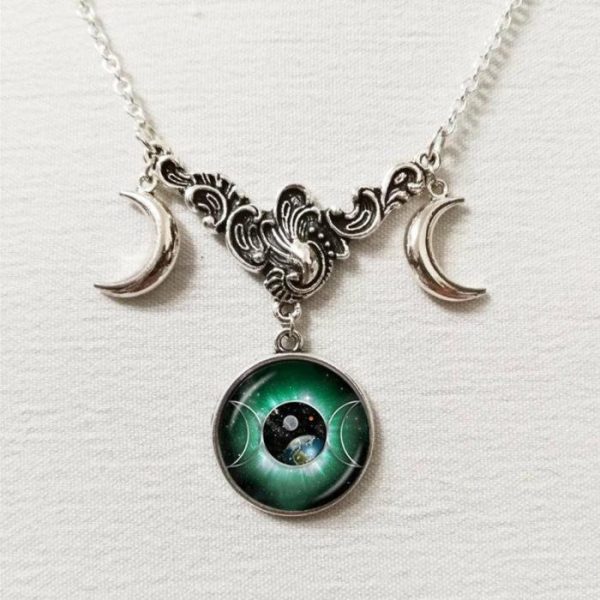 Triple Moon Silver Necklace | Necklace & Penddants Jewelry Necklace & Penddants