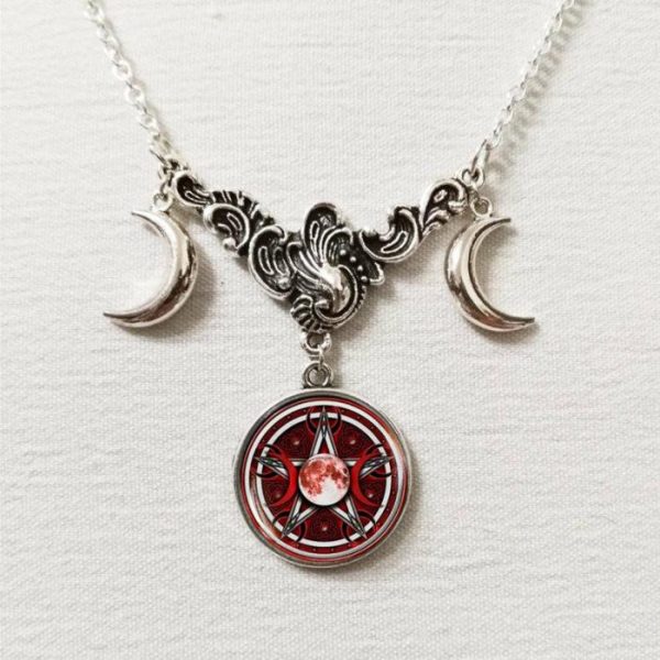 Triple Moon Silver Necklace | Necklace & Penddants Jewelry Necklace & Penddants