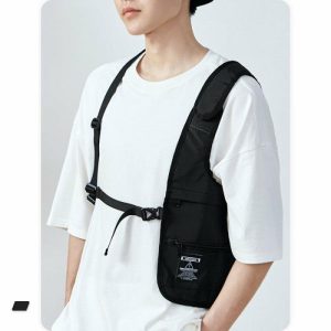 Casual Hip-hop One-shoulder Messenger Vest Bag | Crossbody Bag’s Bags Crossbody Bag's