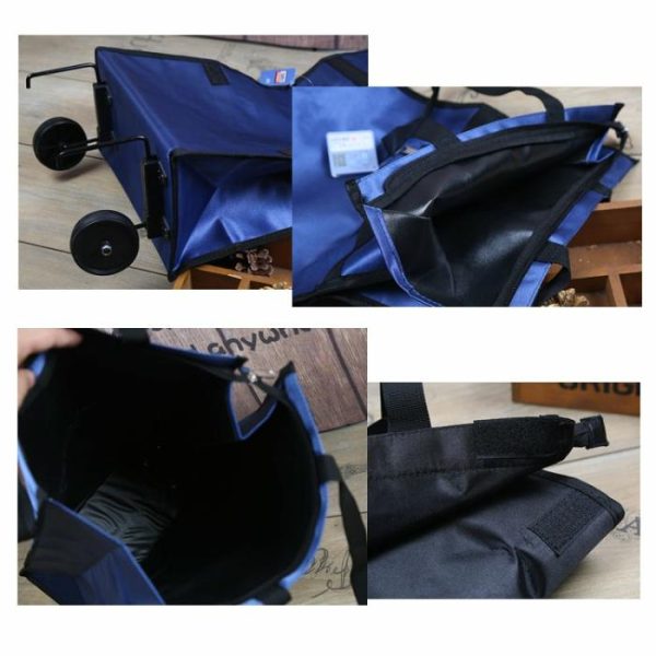 Home Folding Tug Bag Wheel Shopping Travel BagShopping Cloth Bag Luggage Bag Folding Shopping Bag | Luggage & Travel Bag’s Bags Luggage & Travel Bag's